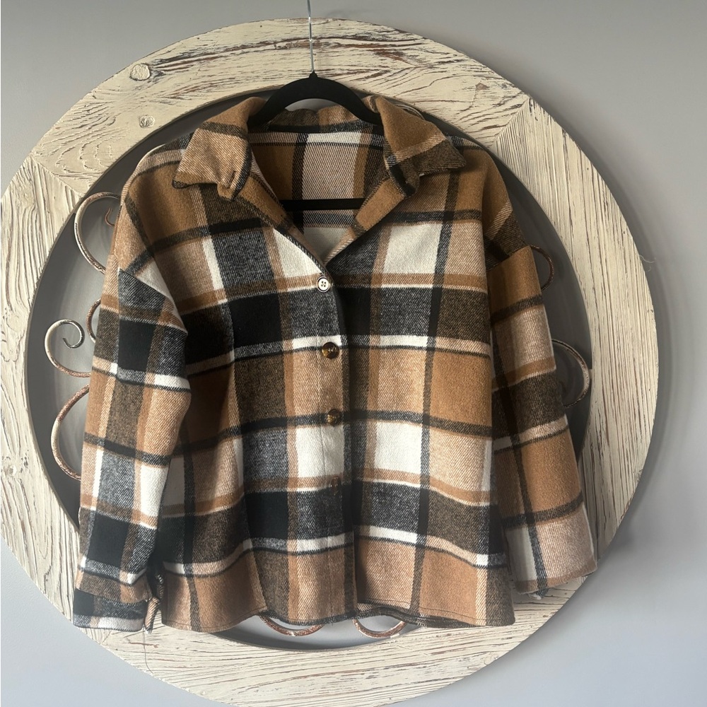 SHEIN flannel jacket
